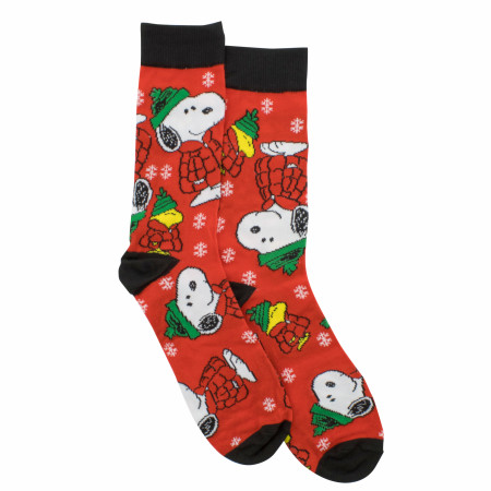 Peanuts Christmas Snoopy Men's Socks 12 Days of Giving Gift Box